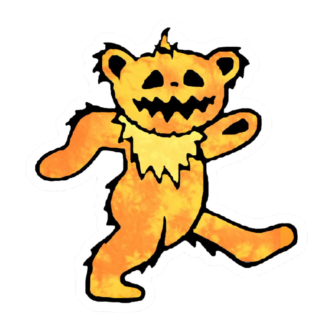 Dancing Pumpkin 3” Sticker – Grateful Wolf